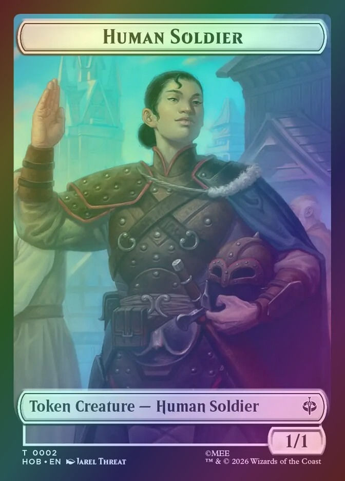 Human Soldier // Dwarf (THOB) (2 // 6) / Foil — cara 1 de 2