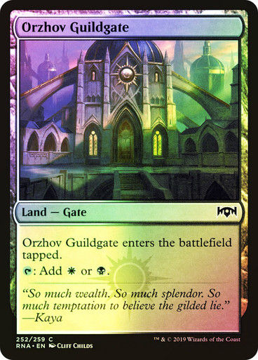 Orzhov Guildgate (RNA) (252) / Foil