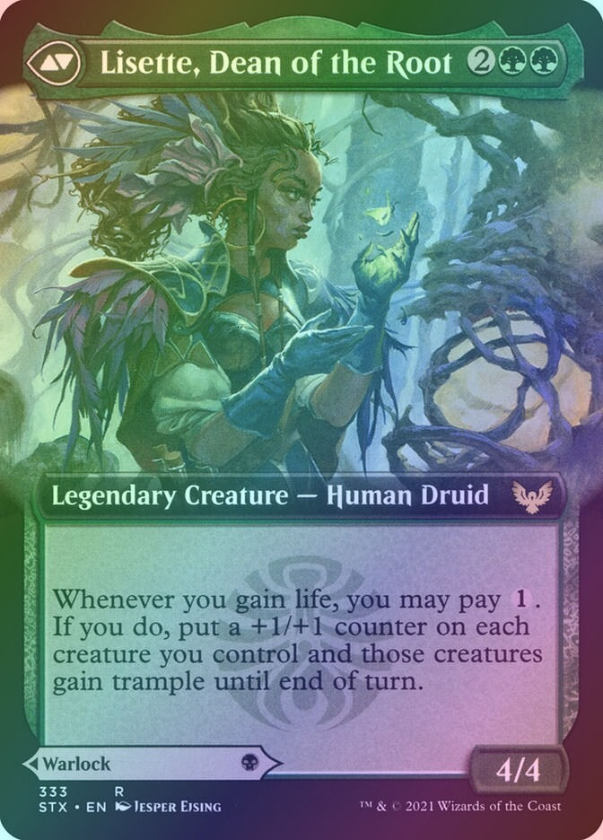 Valentin, Dean of the Vein // Lisette, Dean of the Root (STX) (333) /Foil — cara 2 de 2