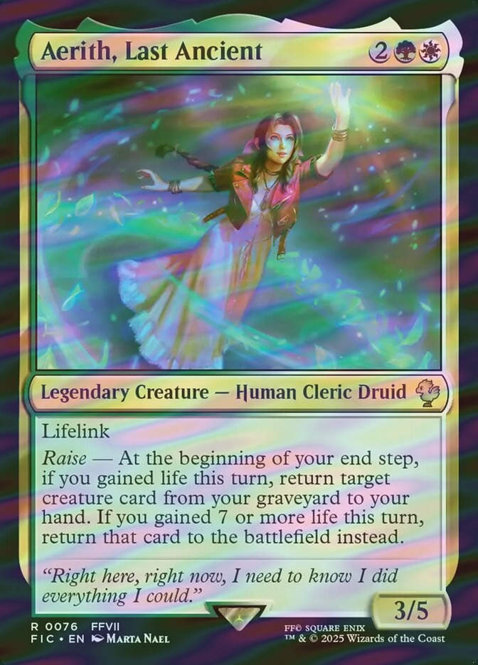 Aerith, Last Ancient (FIC) (76) / Surge Foil