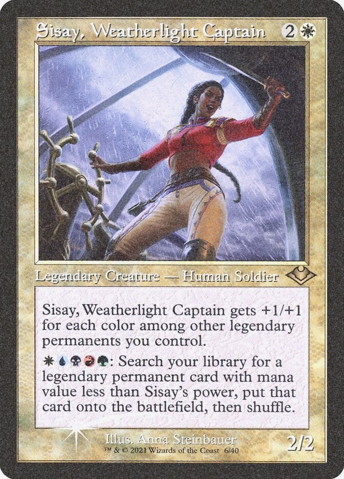 Sisay, Weatherlight Captain (H1R) (6) / Foil Etched