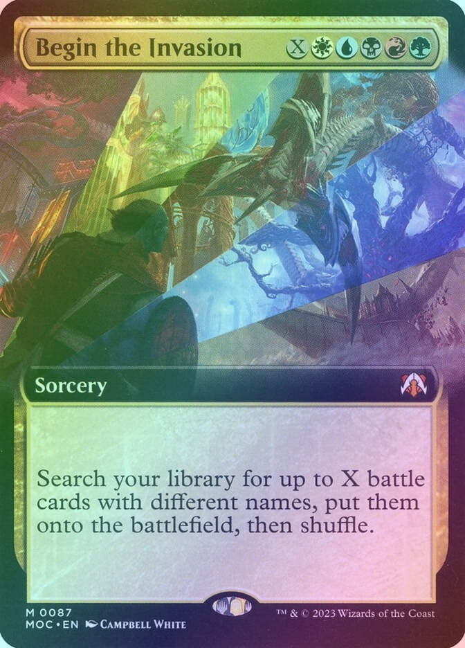 Begin the Invasion (MOC) (87) / Extended Art / Foil