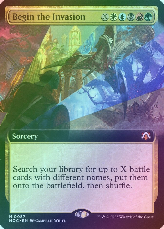 Begin the Invasion (MOC) (87) / Extended Art / Foil