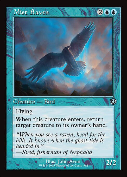 Mist Raven (INR) (362) / Retro Frame