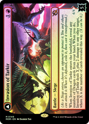 Invasion of Tarkir // Defiant Thundermaw (mom) / Foil — cara 1 de 2