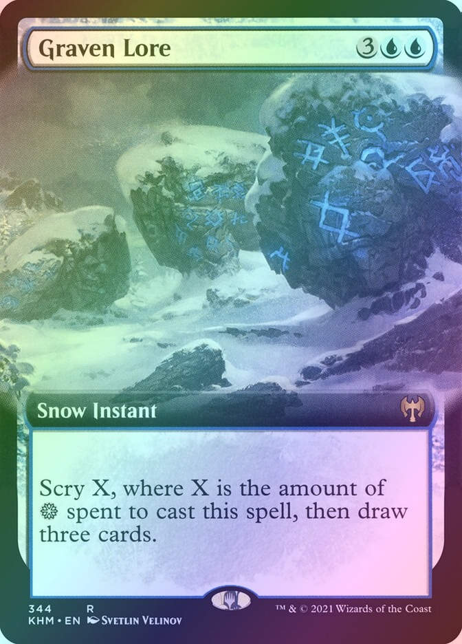 Graven Lore (KHM) (344) / Extended Art / Foil
