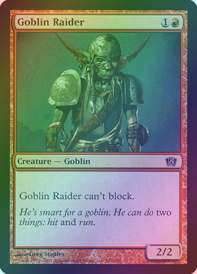 Goblin Raider (8ED) (191★) / Foil
