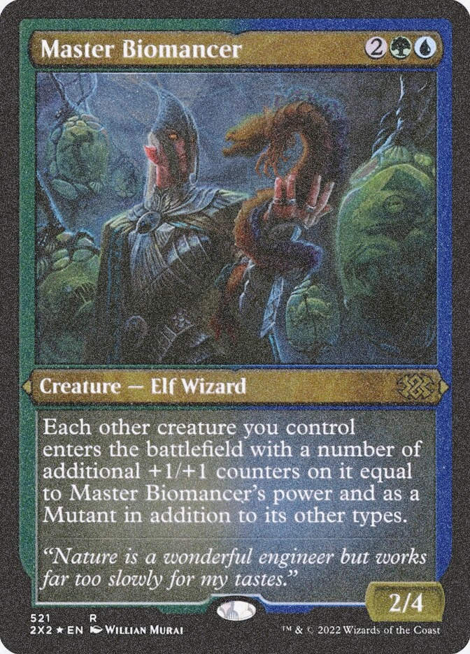 Master Biomancer (2X2) (521) / Foil Etched