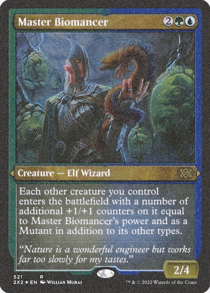 Master Biomancer (2X2) (521) / Foil Etched
