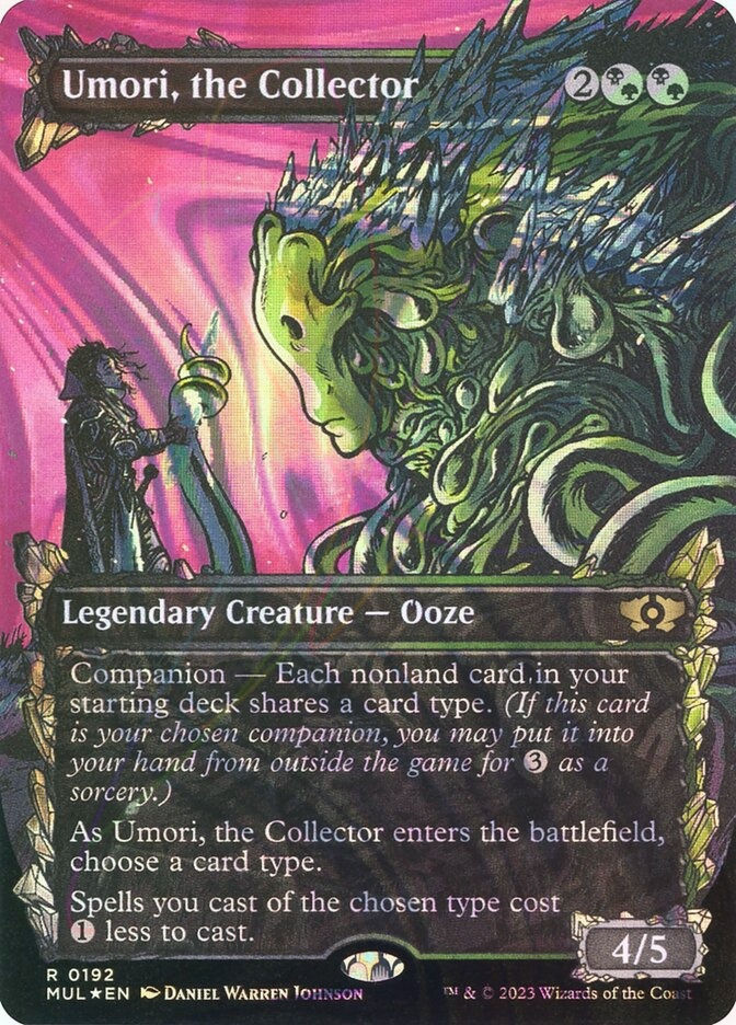Umori, the Collector (MUL) (192) / Borderless / Showcase / Halo Foil
