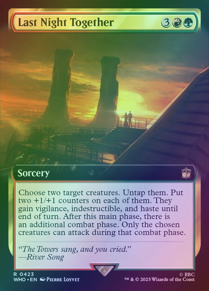 Last Night Together (WHO) (423) / Extended Art / Foil