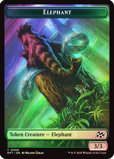 Elephant // Zombie Black (TDFT) / Foil — cara 1 de 2
