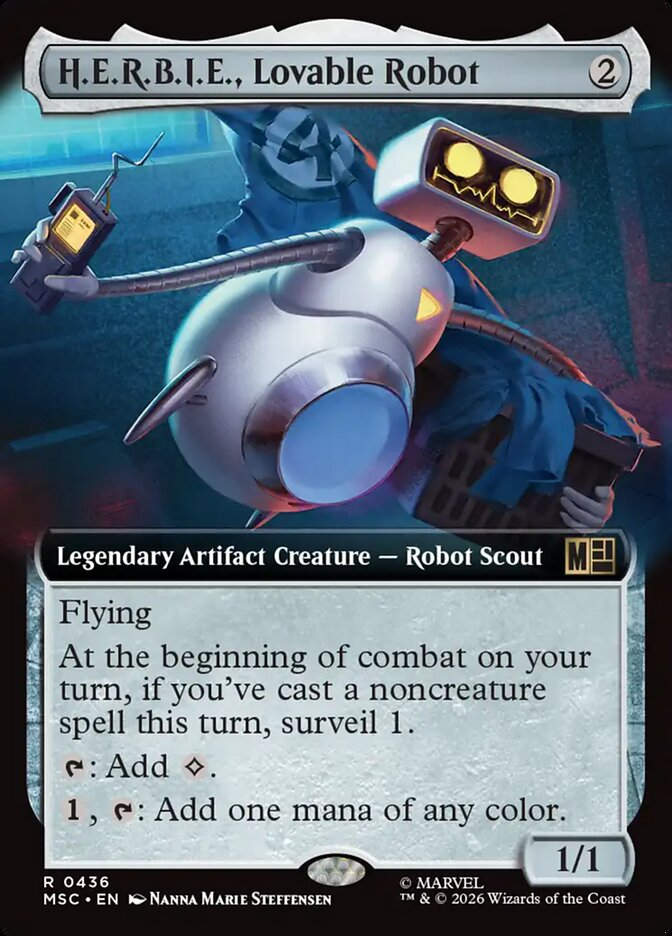 H.E.R.B.I.E., Lovable Robot (MSC) (436) / Extended Art