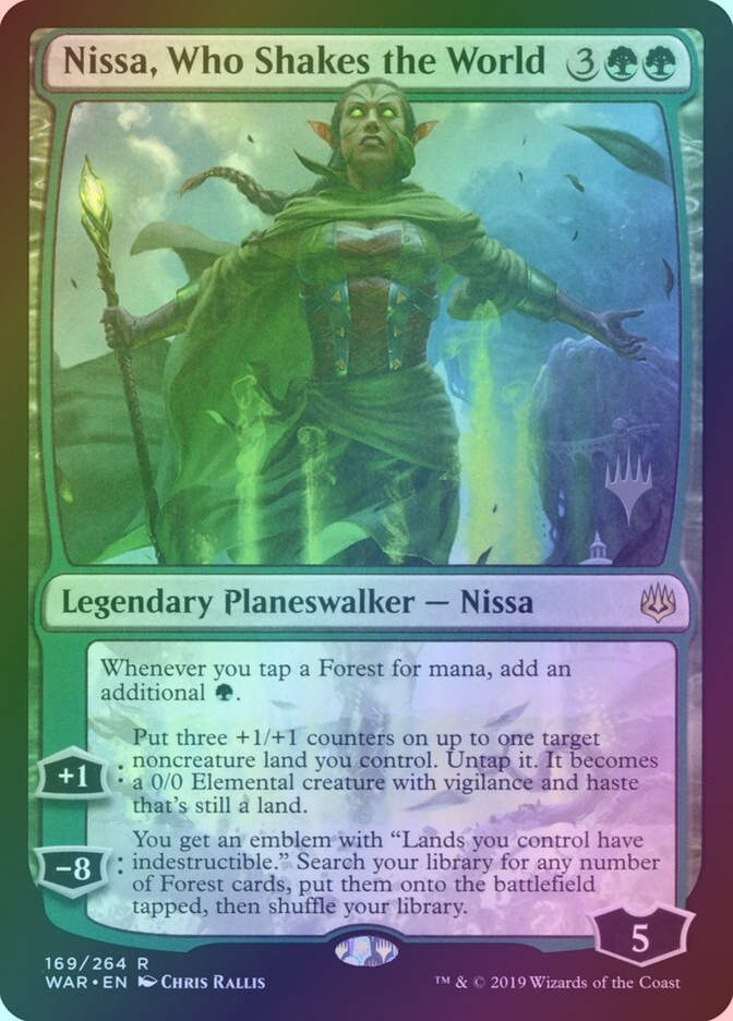 Nissa, Who Shakes the World (PWAR) (169p) / Foil