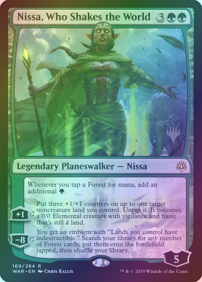 Nissa, Who Shakes the World (PWAR) (169p) / Foil