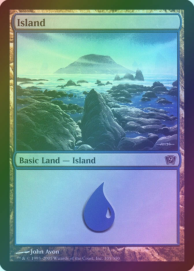Island (9ED) (335★) / Foil