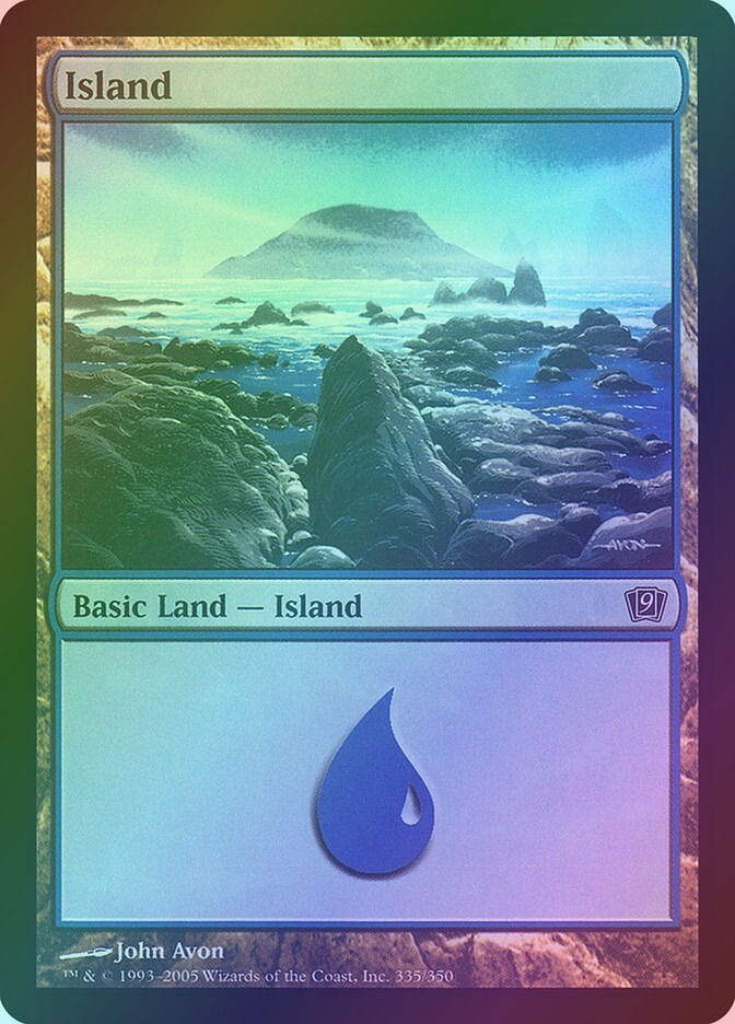 Island (9ED) (335★) / Foil