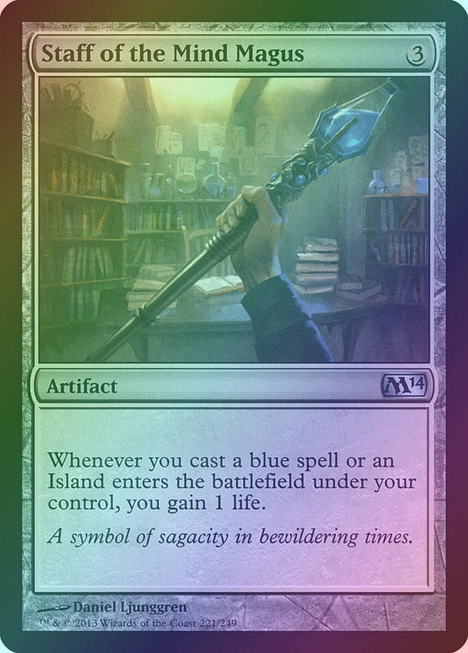 Staff of the Mind Magus (M14) (221) / Foil