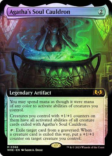 Agatha's Soul Cauldron (woe) / Extended Art Foil