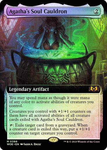 Agatha's Soul Cauldron (woe) / Extended Art Foil