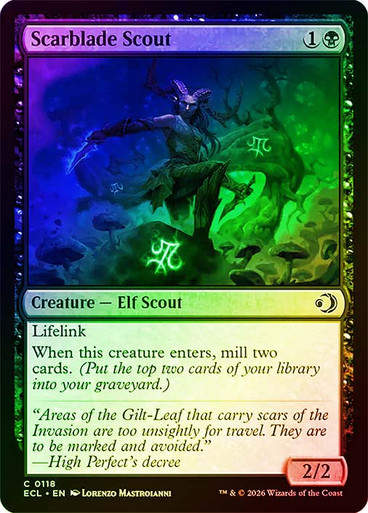 Scarblade Scout (ECL) (118) / Foil