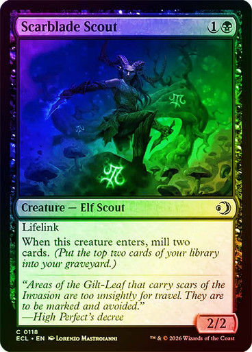 Scarblade Scout (ECL) (118) / Foil