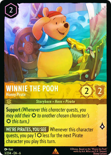 Winnie the Pooh - Hunny Pirate (LOR_AZU) / Foil