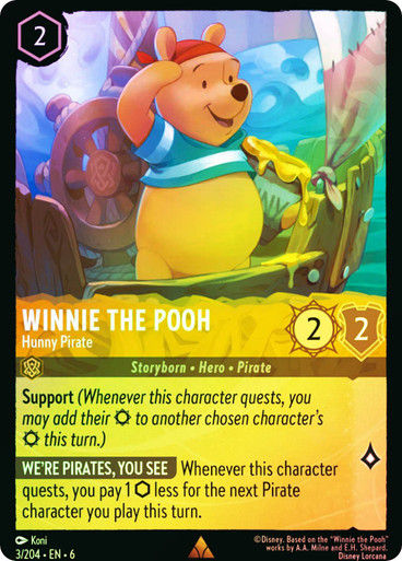 Winnie the Pooh - Hunny Pirate (LOR_AZU) / Foil