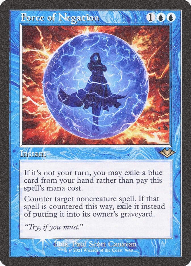 Force of Negation (H1R) (9) / Foil Etched