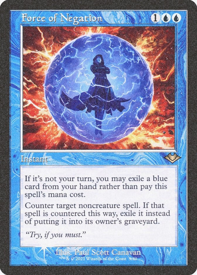 Force of Negation (H1R) (9) / Foil Etched