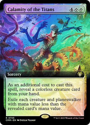 Calamity of the Titans (cmm) / Extended Art / Foil