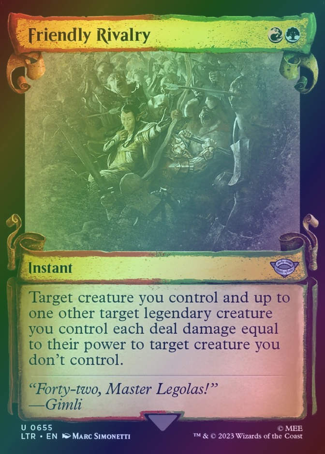Friendly Rivalry (LTR) (655) / Showcase / Foil