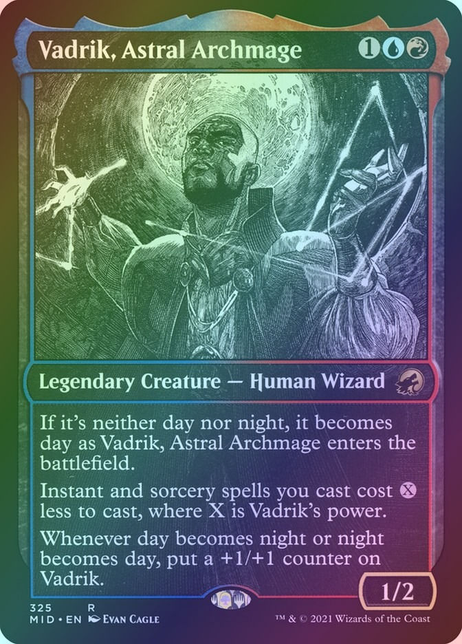 Vadrik, Astral Archmage (MID) (325) / Showcase / Foil