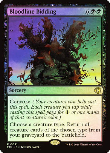 Bloodline Bidding (ECL) (91) / Foil