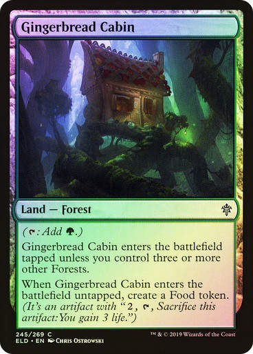 Gingerbread Cabin (ELD) (245) / Foil
