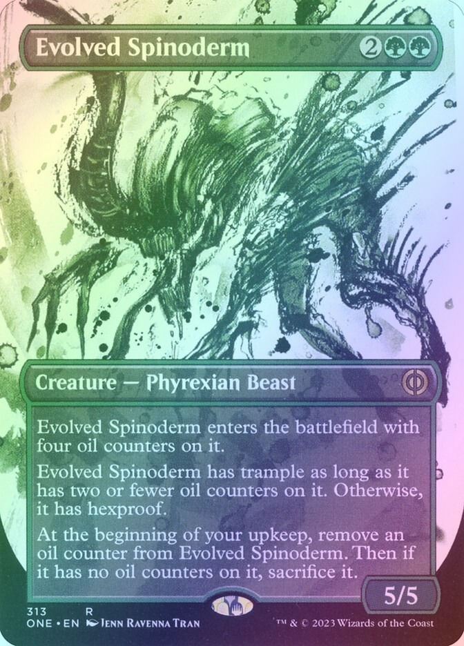 Evolved Spinoderm (ONE) (313) / Borderless / Showcase / Foil