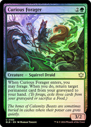 Curious Forager (blb) (169) / Foil