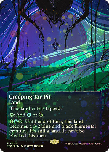 Creeping Tar Pit (EOS) (144) / Borderless Galaxy Foil