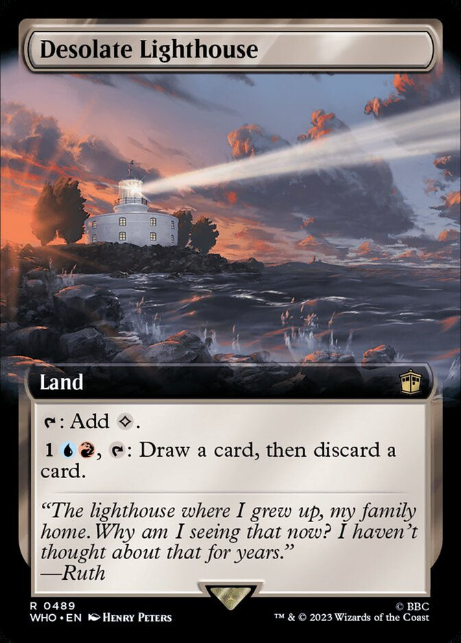Desolate Lighthouse (WHO) (489) / Extended Art