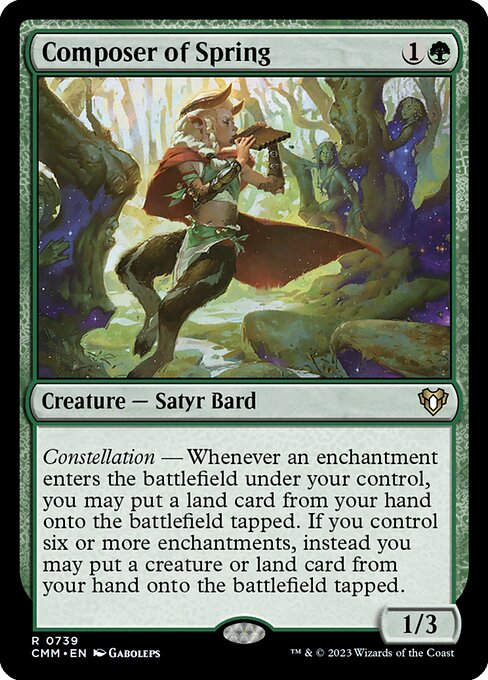 Composer of Spring (cmm) (Commander Deck)