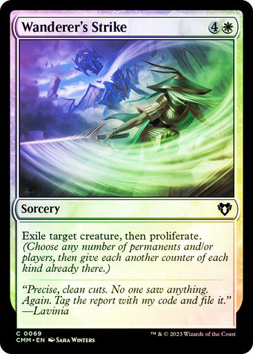 Wanderer's Strike (cmm) / Foil