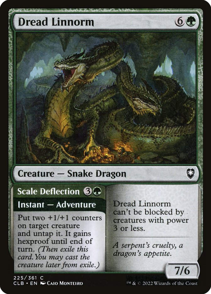 Dread Linnorm // Scale Deflection (CLB) (225)