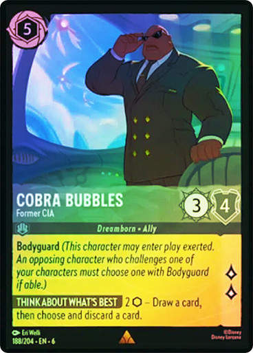 Cobra Bubbles - Former CIA (LOR_AZU) / Foil