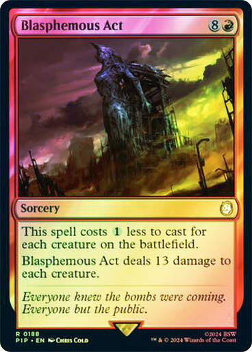 Blasphemous Act (pip) (188) / Foil