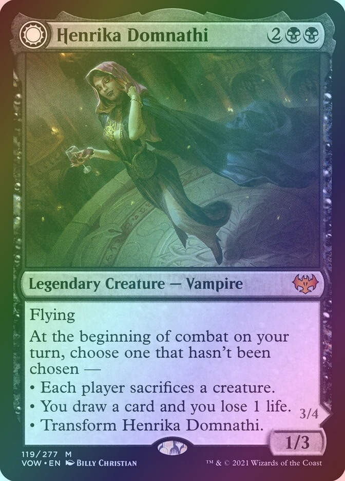 Henrika Domnathi // Henrika, Infernal Seer (VOW) (119) / Foil