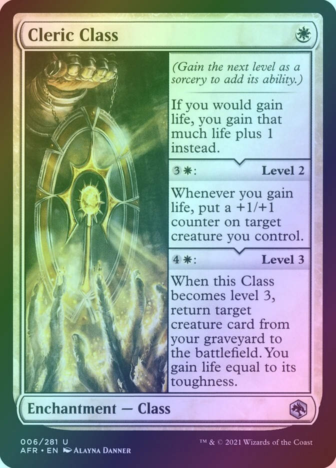 Cleric Class (AFR) (6) / Foil