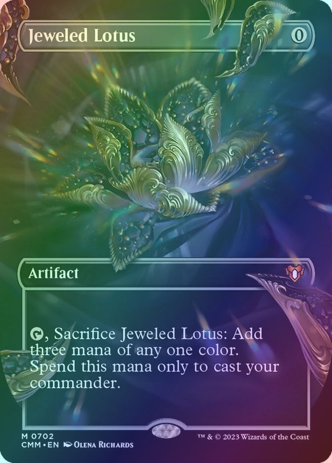 Jeweled Lotus (CMM) (702) / Borderless / Foil