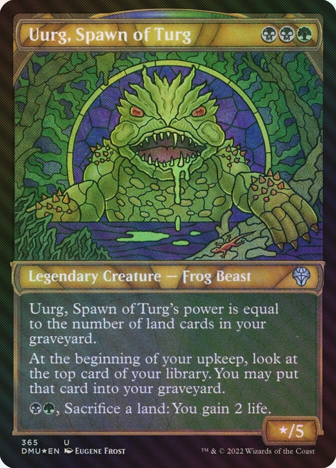 Uurg, Spawn of Turg (DMU) (365) / Showcase / Textured Foil
