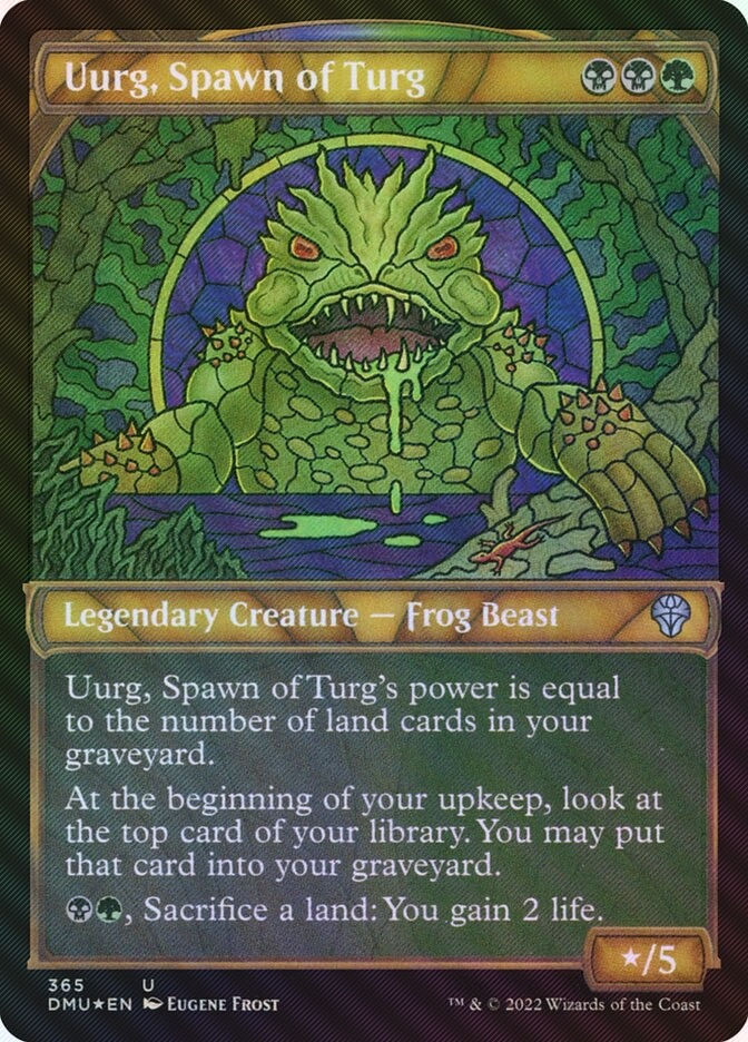 Uurg, Spawn of Turg (DMU) (365) / Showcase / Textured Foil