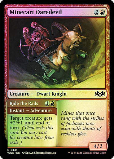 Minecart Daredevil // Ride the Rails (woe) / Foil